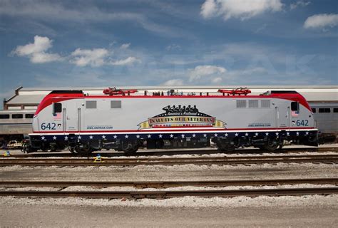 ACS-64 locomotive No. 642 at Beech Grove, 2015. — Amtrak: History of ...