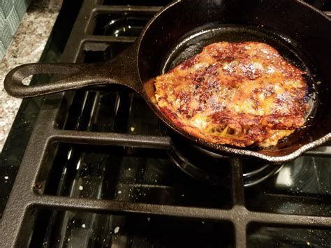 Burnt cheese anyone? : r/castiron