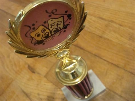 Small Drama Queen Trophy Gag Gift Summer Camp Award Fine