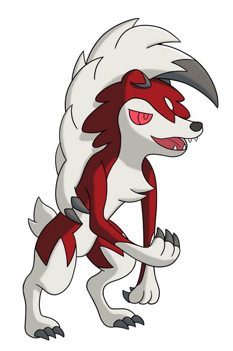 Lycanroc (Midnight Form) v.2 by AlphaGuilty on DeviantArt