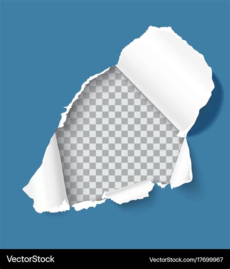 Torn paper realistic Royalty Free Vector Image