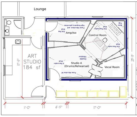 Music Studio Floor Plans - floorplans.click