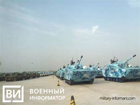 Photos from the rehearsal of the military parade in China