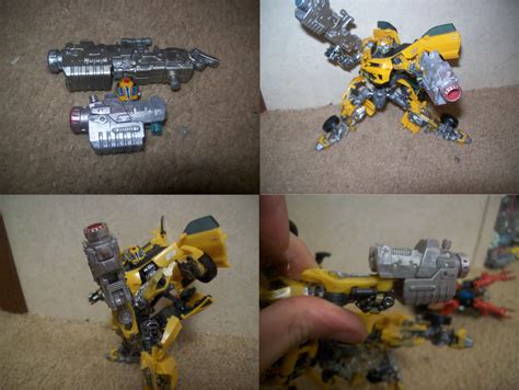 Bumblebee cannon and mask upgrades for DOTM by lovefistfury on DeviantArt