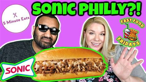 Sonic Philly Cheesesteak Review - YouTube