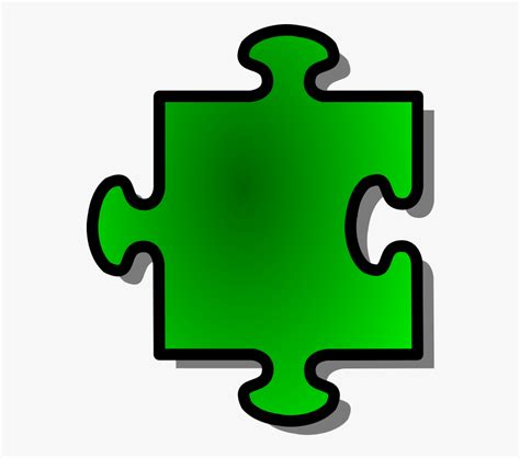 Jigsaw Piece - Colored Puzzle Pieces Template , Free Transparent ...