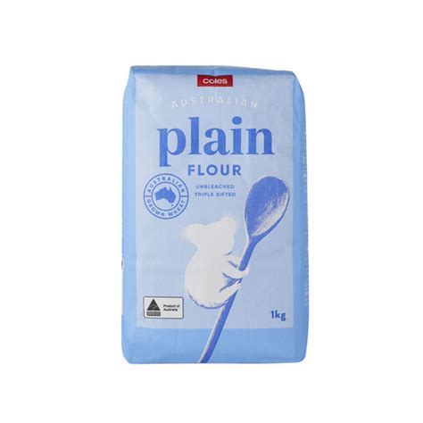 Calories in Coles White Plain Flour calcount