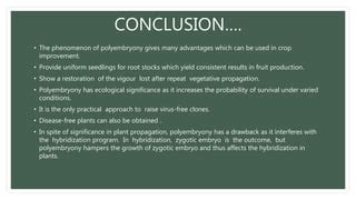 Induced polyembroyony in crop improvement | PPT