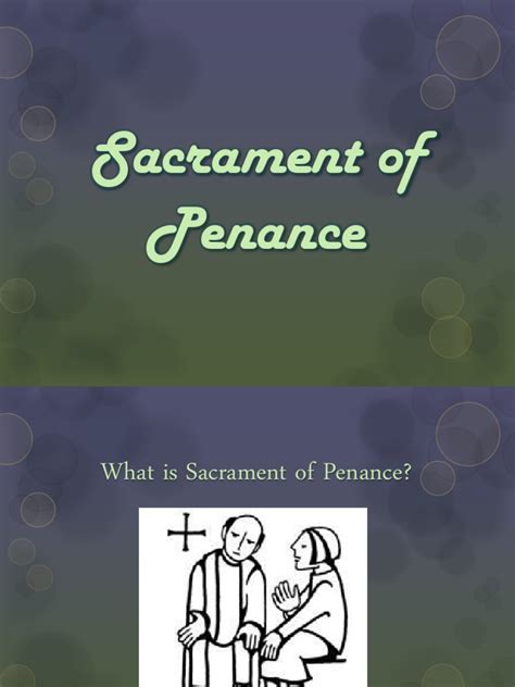 Sacrament of Penance | Penance | Confession (Religion)