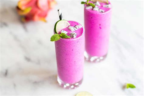 Dragon Fruit Smoothie - Sunkissed Kitchen