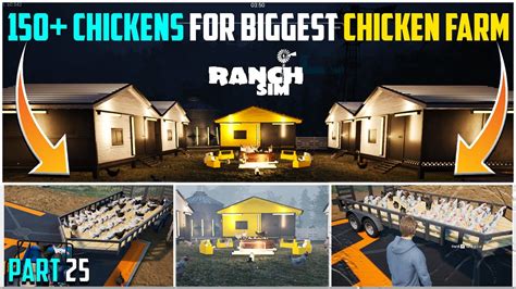 150+ CHICKENS FOR WORLD'S BIGGEST CHICKEN FARM IN RANCH SIMULATOR NEW UPDATE HINDI | PART 25 ...