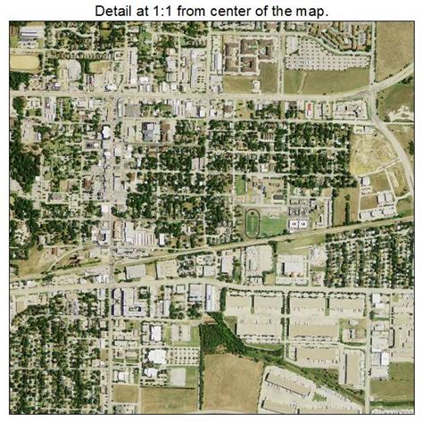 Aerial Photography Map of Grapevine, TX Texas