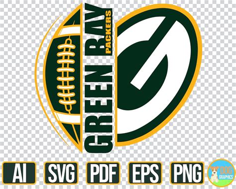 Green Bay Packers SVG NFL Football Sports Logo for Cricut | Etsy