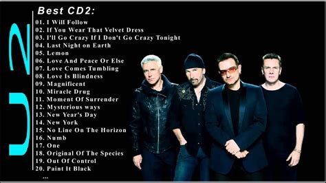 U2 - Best Of u2 (CD2) - YouTube | Muziek