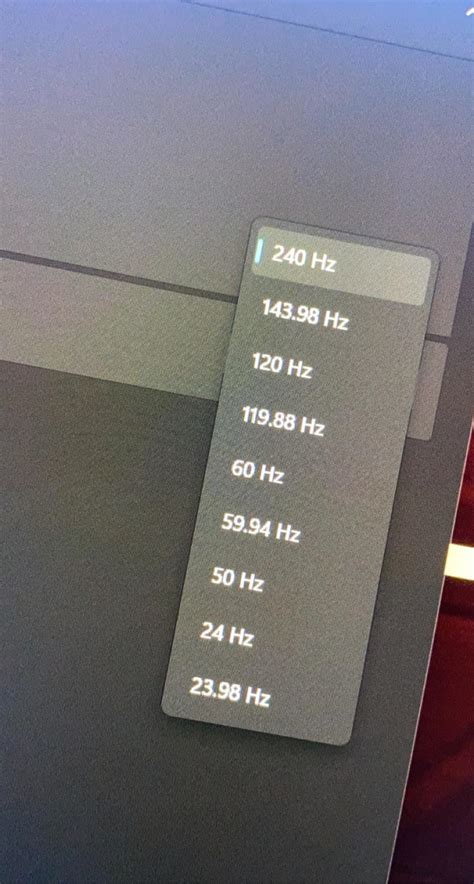 I just bought a 360hz monitor but there is no 360hz option in Nvidia ...