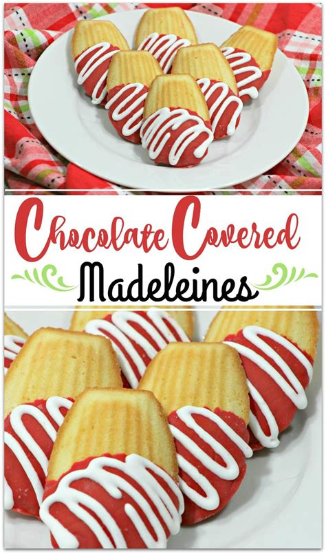 Chocolate Dipped Madeleine Cookies Recipe |Food Fun & Faraway Places