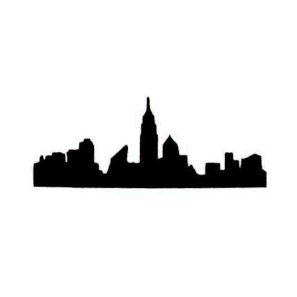 Cleveland Skyline Outline - Cliparts.co