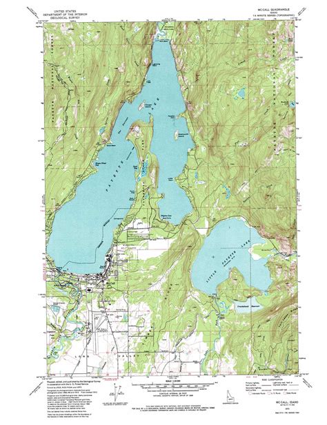 Mccall topographic map, ID - USGS Topo Quad 44116h1