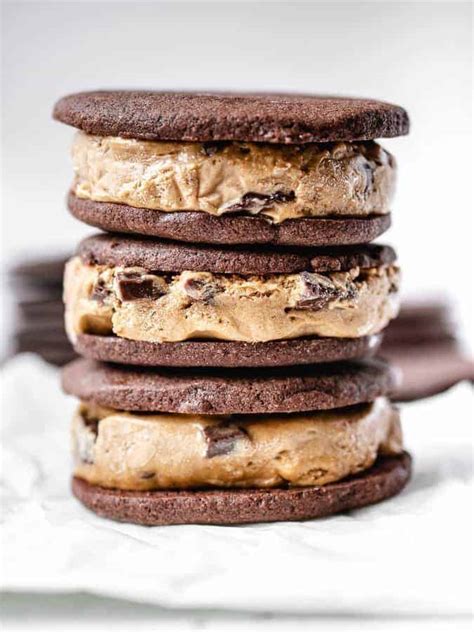 Homemade Chocolate Cookie Ice Cream Sandwiches | Kickass Baker