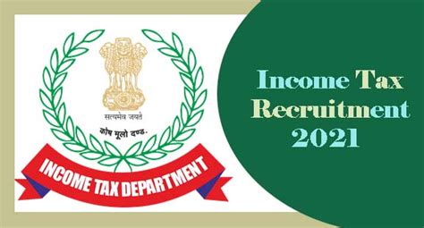 NEW JOBS UPDATES: Income Tax Recruitment 2021 for Inspector of Income Tax/Tax Assistant / MTS ...