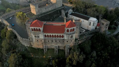 Charming Urban City Of Leiria In Portugal And The Magnificent Historical Ruins Of Leiria Castle ...