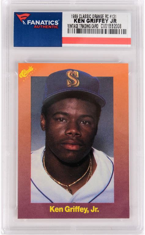 Ken Griffey Jr Seattle Mariners 1989 Classic Games Orange Rookie #131 Card