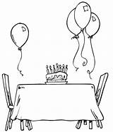 Birthday Party Coloring Pages  Home sketch template