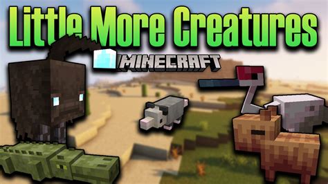 Little More Creatures Mod 1.17.1, 1.16.5 (More Entities, Animals) - Mc-Mod.Net