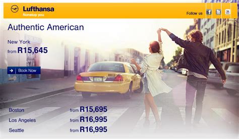 Lufthansa Flight Specials from South Africa