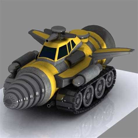 armoured drill vehicle 3d 3ds