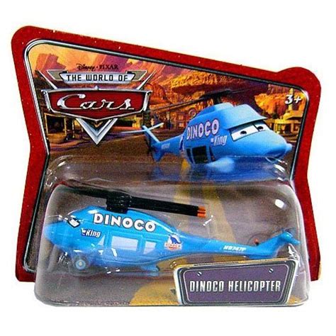 Disney, Pixar Cars Movie 1:55 Die Cast Checkout Lane Package Dinoco Helicopter, Multicolor ...