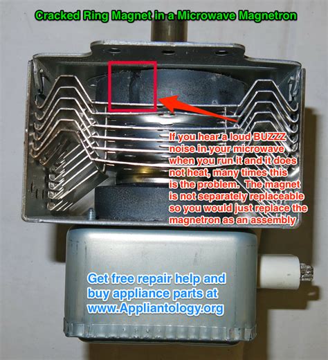 Cracked Ring Magnet In A Microwave Magnetron - The Appliantology ...