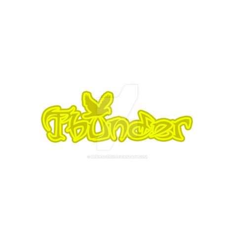 Thunder logo by Urbinator17 on DeviantArt