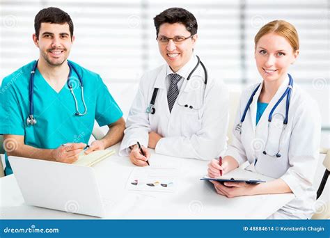 Group of doctors stock photo. Image of medicine, looking - 48884614