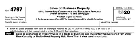 How to Report Property Gains with IRS Form 4797 — TaxHack Accounting