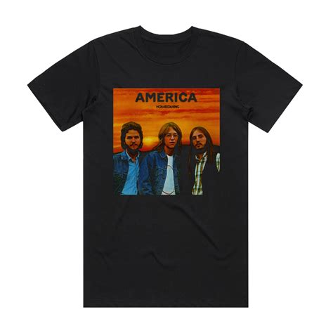 America Homecoming Album Cover T-Shirt Black – ALBUM COVER T-SHIRTS