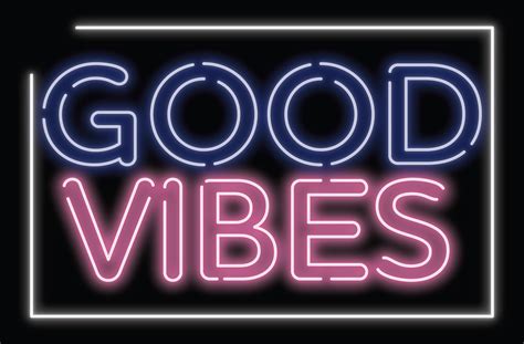 Good Vibes Neon Sign : r/AdobeIllustrator