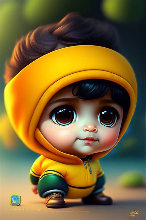 Lexica - Cute and adorable cartoon Shahrukh Khan baby, dreamlike, surrealism, super cute ...