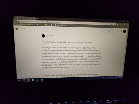 F.lux and Twilight Review-The Most Important Apps I’m Using | by Tom Westrick | Medium