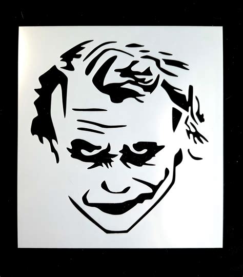 Joker Pumpkin Stencil