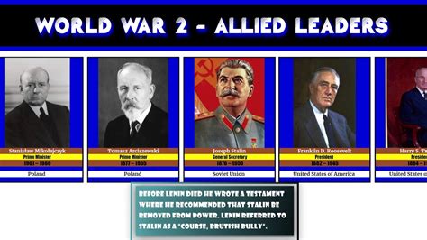 World War 2 - Allied Leaders - YouTube