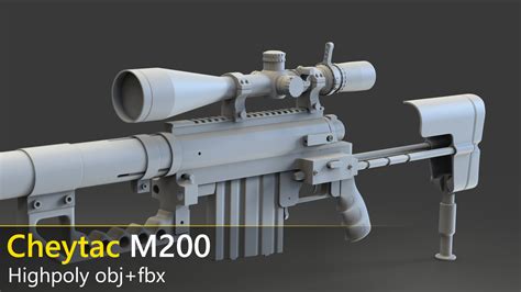 ArtStation - Cheytac M200 - Highpoly | Resources