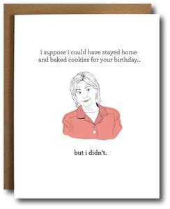 Hillary Clinton Birthday Card – The Card Bureau