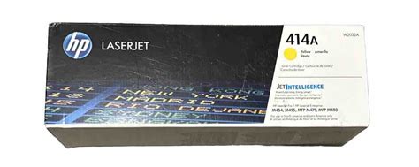 HP 414A Yellow Toner Cartridge W2022A M454 M455 MFP M479 & M480 Sealed Box 192018046283 | eBay