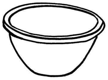 Mixing Bowl Drawing at GetDrawings | Free download