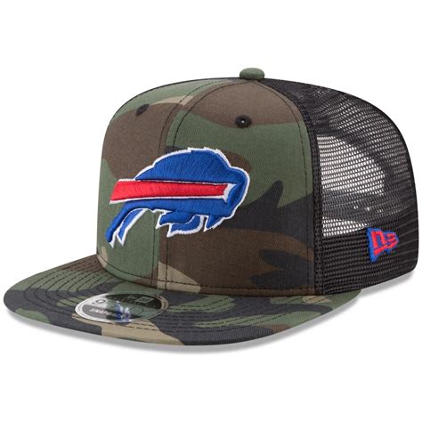 New Era Buffalo Bills Woodland Camo/Black Trucker 9FIFTY Snapback ...