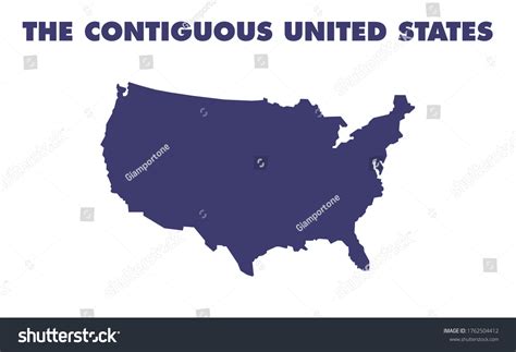 Contiguous united states Images, Stock Photos & Vectors | Shutterstock