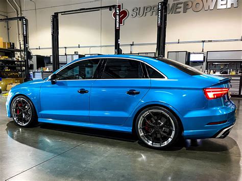 Audi RS3 8V Sedan Blue BC Forged HCS21S Wheel | Wheel Front