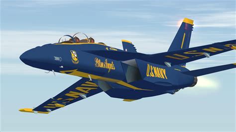 F-18 Super Hornet Blue Angels for FSX