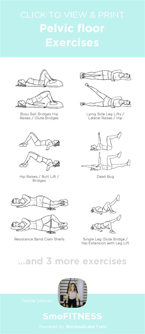 Pelvic floor Exercises – SmoFITNESS – click to view and print this ...